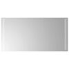 vidaXL Lustro łazienkowe z LED, 80x40 cm