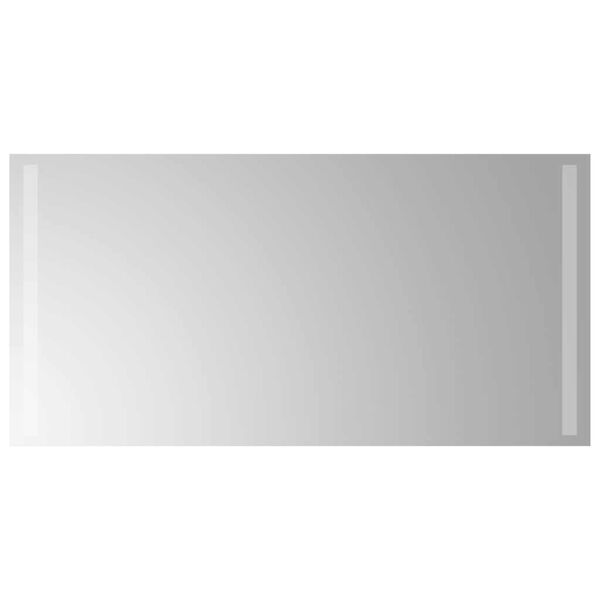 vidaXL Lustro łazienkowe z LED, 80x40 cm