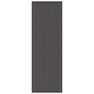 vidaXL Dywanik wejściowy Czarny 60 x 180 cm polipropylen