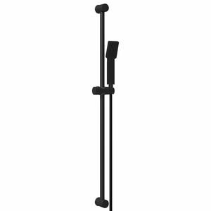 vidaXL Zestaw systemu prysznicowego Czarny 100 cm Stal nierdzewna