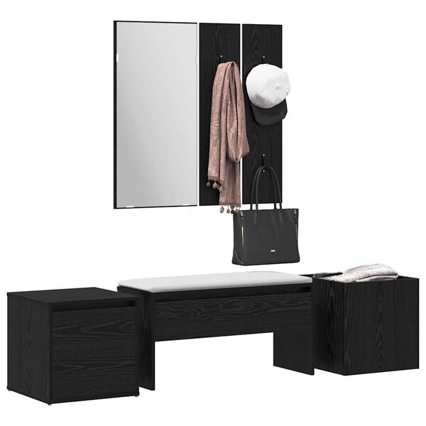 vidaXL Zestaw mebli do przedpokoju 6 pcs Materiał drewnopochodny