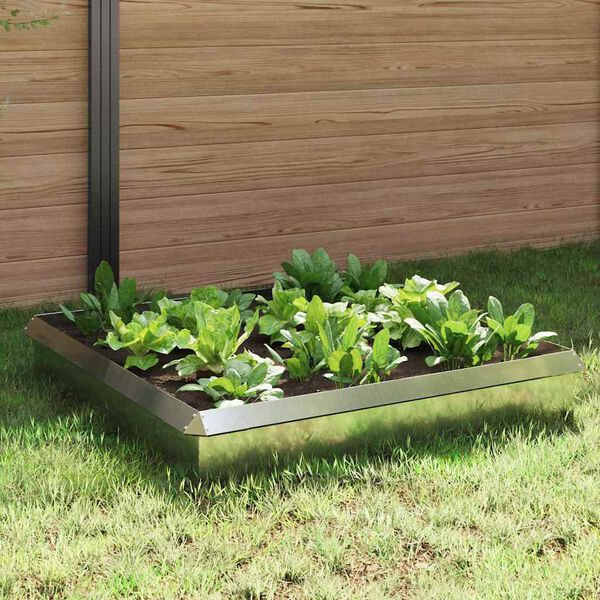 vidaXL Płoty ślimakowe 8 pcs Srebrny Stal Galwanizowana