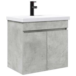vidaXL Jednostka toaletowa z kranem Betonowy szary 61 x 40 x 74,5 cm