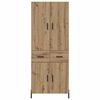 vidaXL Highboard z szufladą Dąb rzemieślniczy 69,5 x 34 x 180 cm