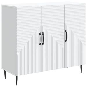 vidaXL Bufet Biały 89 x 34,5 x 80 cm Drewno inżynieryjne