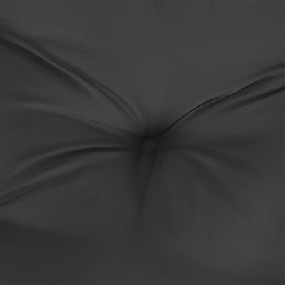 vidaXL Poduszki na palety, 4 szt., czarne, 50x50x7 cm, tkanina Oxford
