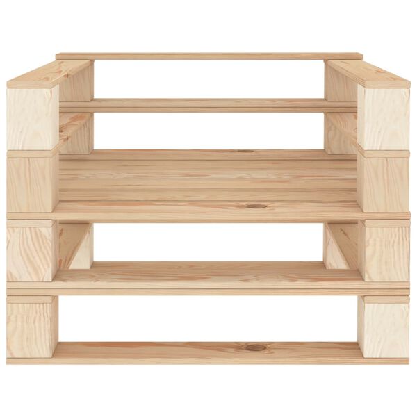 vidaXL 5-cz. zestaw mebli wypoczynkowych do ogrodu z palet, drewniany