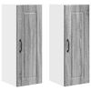 vidaXL Szafka ścienna PORTO 2 pcs Szary Sonoma 30 x 31 x 80 cm