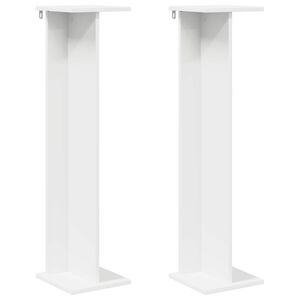 vidaXL Stojak na rośliny Biały 25 x 25,5 x 100,5 cm