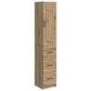 vidaXL Zestaw szafek 2 pcs Dąb artisan 33 x 34,5 x 87 cm