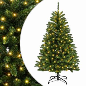vidaXL Sztuczna choinka z zawiasami 120 cm 150 LED Ciepła biel
