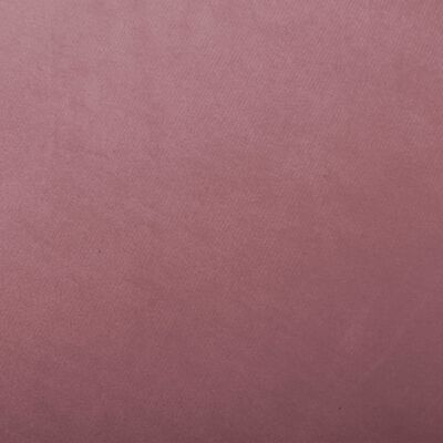 vidaXL Fotel bujany, różowy, tapicerowany aksamitem