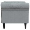 vidaXL Sofa Jasnoszary 78,5 x 74,5 x 74,5 cm Poliester