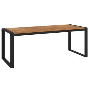 vidaXL St&oacute;ł ogrodowy z nogami w kształcie U, 200x90x75 cm, akacja