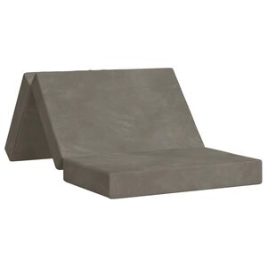 vidaXL Składana Sofa Ł&oacute;żko 80 x 67 x 45 cm jasnoszary