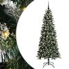 vidaXL Sztuczna choinka z podstawą Zielony 180 cm PVC, plastik i stal