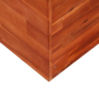 vidaXL Podniesiona donica z drewna akacjowego, 200 x 100 x 50 cm