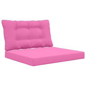 vidaXL Poduszka do sofy na zewnątrz Poliester r&oacute;żowy 80 x 68,5 cm