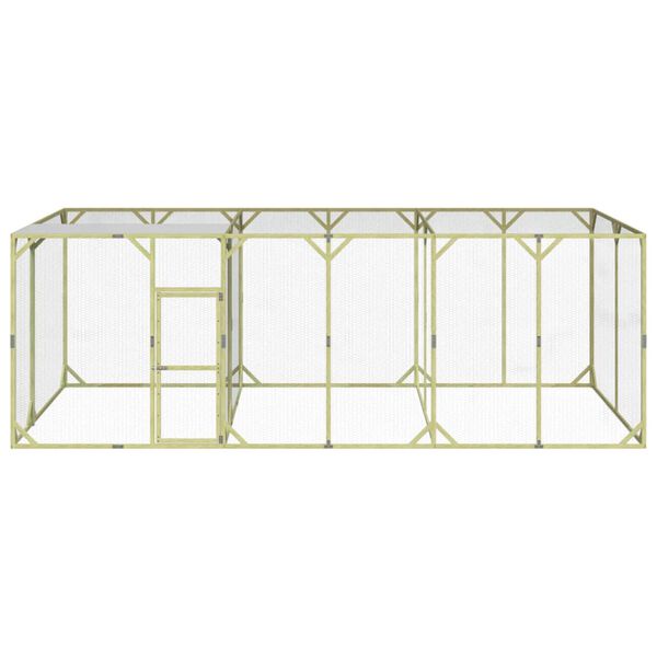 vidaXL Klatka dla kurcząt, 600x300x200 cm, impregnowane drewno sosnowe