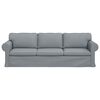 vidaXL Sofa Jasnoszary 245 x 82 x 80 cm tkanina