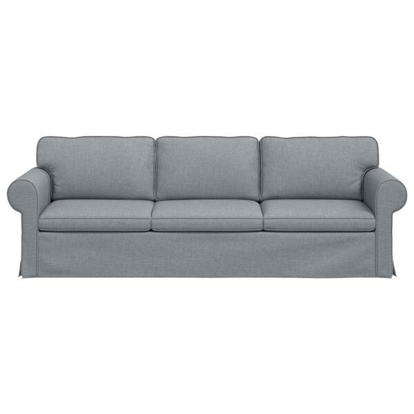 vidaXL Sofa Jasnoszary 245 x 82 x 80 cm tkanina