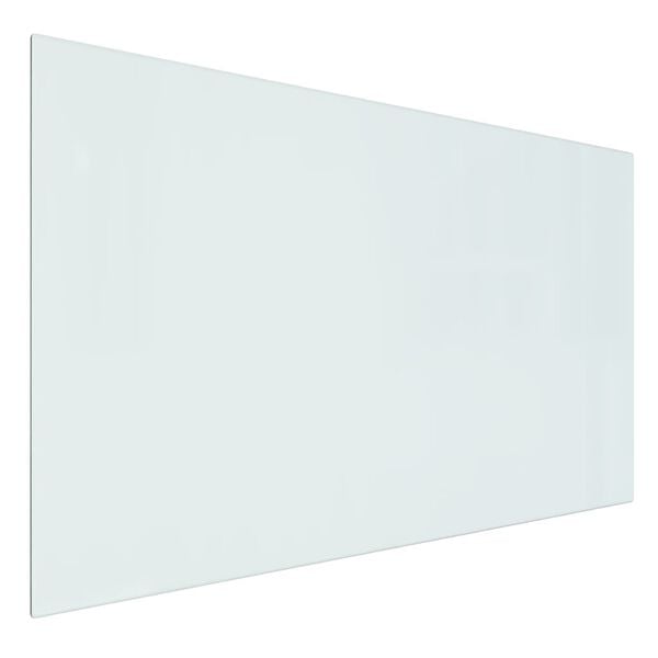 vidaXL Panel kominkowy, szklany, prostokątny, 100x60 cm