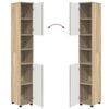 vidaXL Szafka Łazienkowa z przechowywaniem Dąb Sonoma 30 x 35 x 192 cm