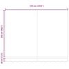 vidaXL Rama markizy Beżowy 350 x 250 cm Poliester z powłoką PU