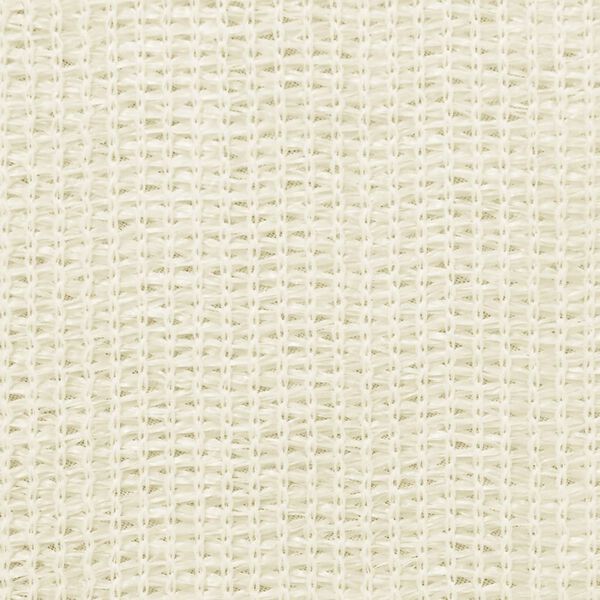 vidaXL Parawan balkonowy, kremowy, 90x600 cm, HDPE