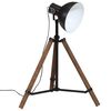 vidaXL Lampa stojąca, 25 W, czarna, 75x75x90-150 cm, E27