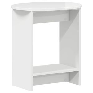 vidaXL Stolik boczny Biały wysoki połysk 50 x 39,5 x 55 cm