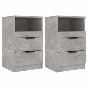 vidaXL Szafki nocne 2 szt. Betonowy szary Standard Engineered wood