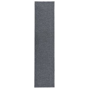 vidaXL Dywanik pochłaniający zabrudzenia, 100x450 cm, szary