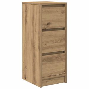 vidaXL Komoda Artisan Dąb 29,5x34x76 cm Drewno klejone