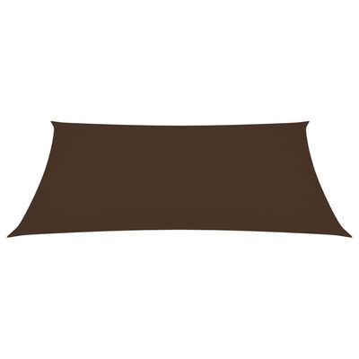 vidaXL Prostokątny żagiel ogrodowy z tkaniny Oxford, 2x4 m, brązowy