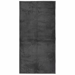 vidaXL Dywan IZA z kr&oacute;tkim włosiem, antracytowy, 100x200 cm
