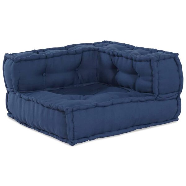 vidaXL Modułowa sofa 2 pcs Indygo 140 x 70 x 56 cm tkanina