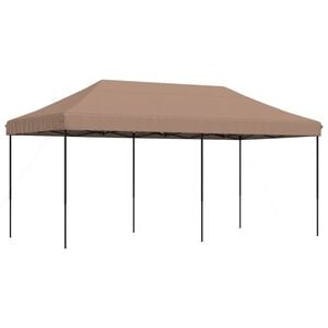 vidaXL Składany namiot imprezowy typu pop-up, brązowy, 580x292x315 cm