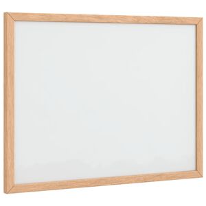 vidaXL Tablica magnetyczna z ramą z litego drewna sosnowego 40x30 cm