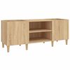 vidaXL Szafka na płyty winylowe Sonoma Oak 121x38x48 cm Drewno konstrukcyjne