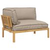 vidaXL Zestaw Sof Ciemnoszary 133 x 92 x 69 cm Lite Drewno Akacji