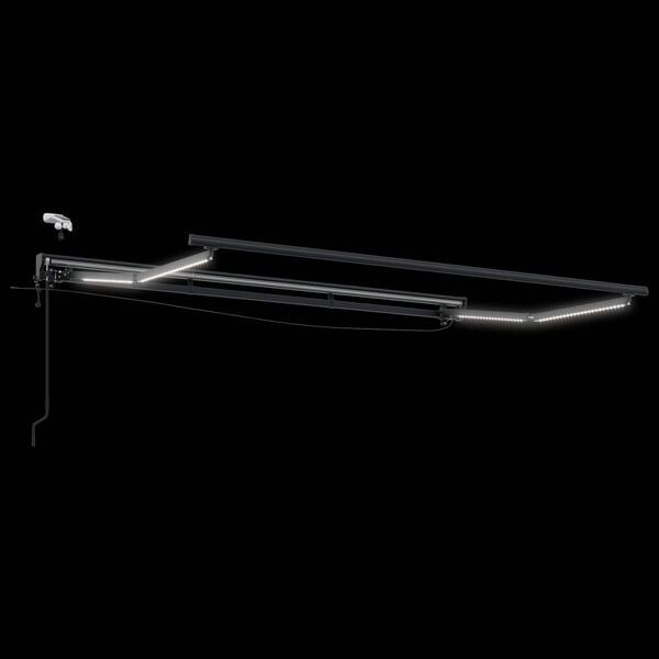 vidaXL Elektryczna Rozkładana Markiza Antracyt 2,5 x 2 m