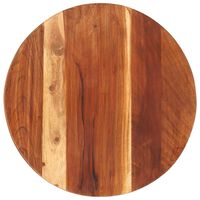 vidaXL Blat stołu, lite drewno sheesham, okrągły, 25-27 mm, 40 cm
