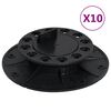 vidaXL Regulowane wsporniki tarasowe, 10 szt., 25-40 mm