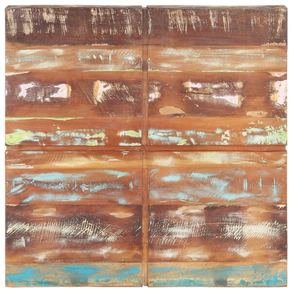 vidaXL Stolik kawowy, 80x80x28 cm, lite drewno odzyskane