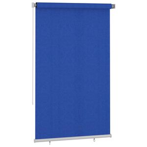vidaXL Roleta zewnętrzna, 145(szer.)x230(wys.) cm, niebieska, HDPE