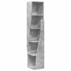 vidaXL Szafka narożna Betonowy szary 27,5x27x140cm
