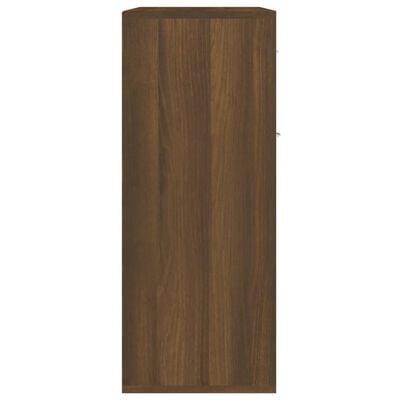 vidaXL Szafka, brązowy dąb, 60x30x75 cm, materiał drewnopochodny