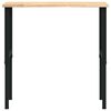 vidaXL Stolik roboczy, 100x60x(71,5-98) cm, drewno dębowe