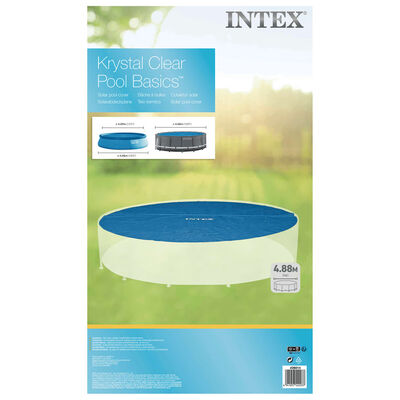 Intex Solarna plandeka na basen, niebieska, 470 cm, polietylen